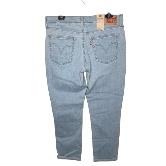 NWT Levi’s Boyfriend Hypersoft Mid Rise Jeans Sz 31 - Picture 6 of 15